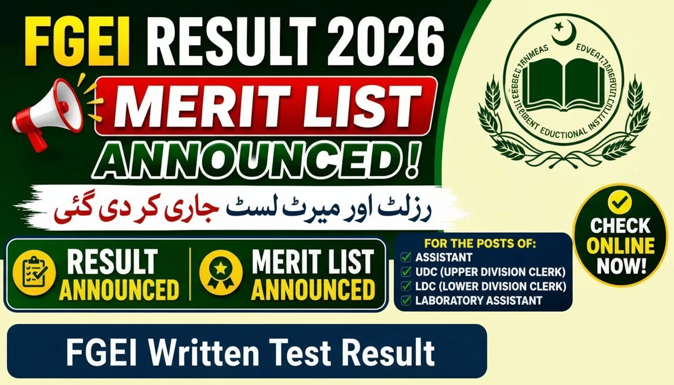FGEI Written Test Result